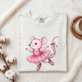 Ballerina Mouse Shirt – Cute Pink Ballet Graphic Tee