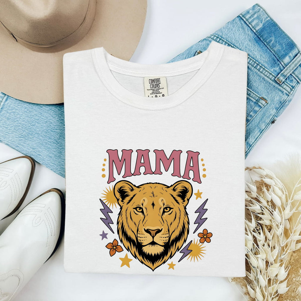 Mama Lion Shirt – Fierce Mom Graphic Tee