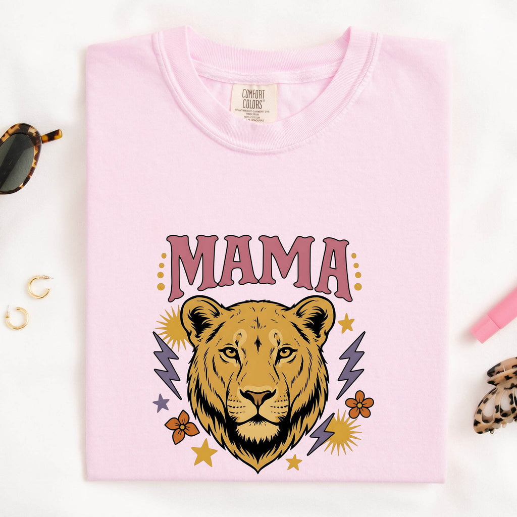 Mama Lion Shirt – Fierce Mom Graphic Tee