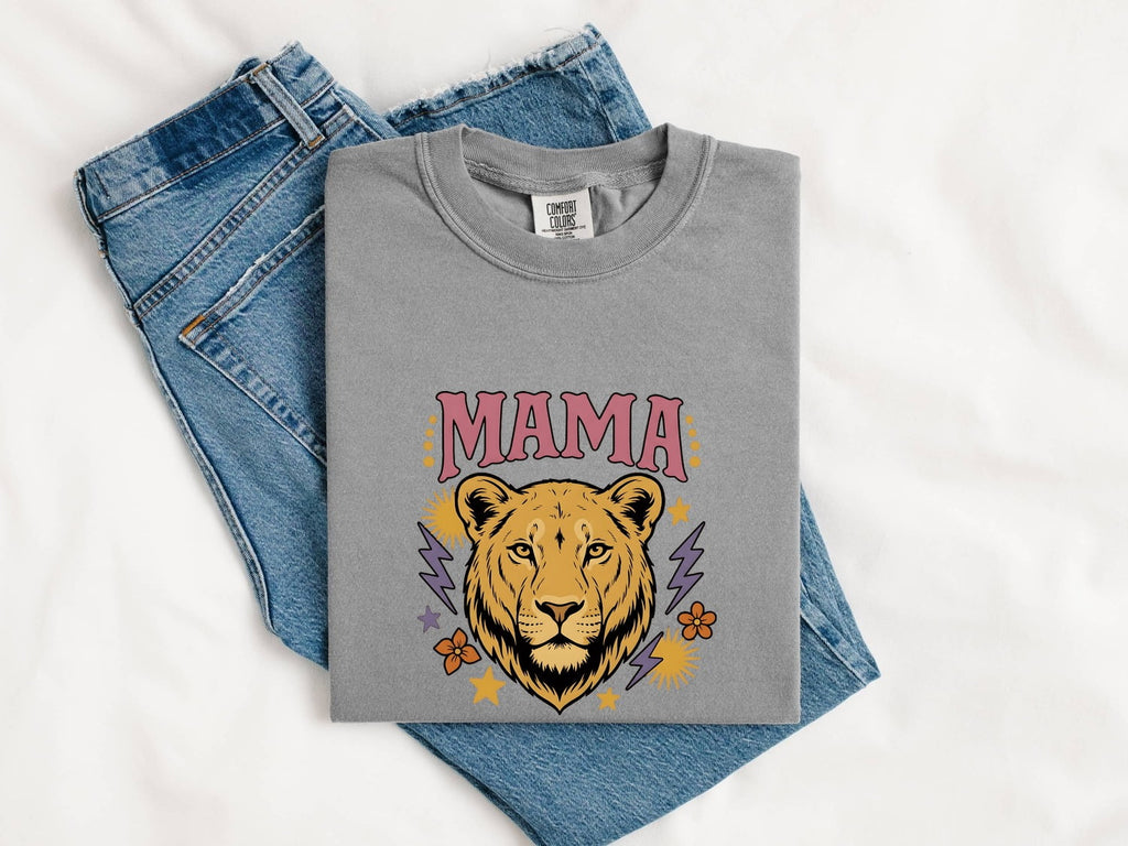Mama Lion Shirt – Fierce Mom Graphic Tee