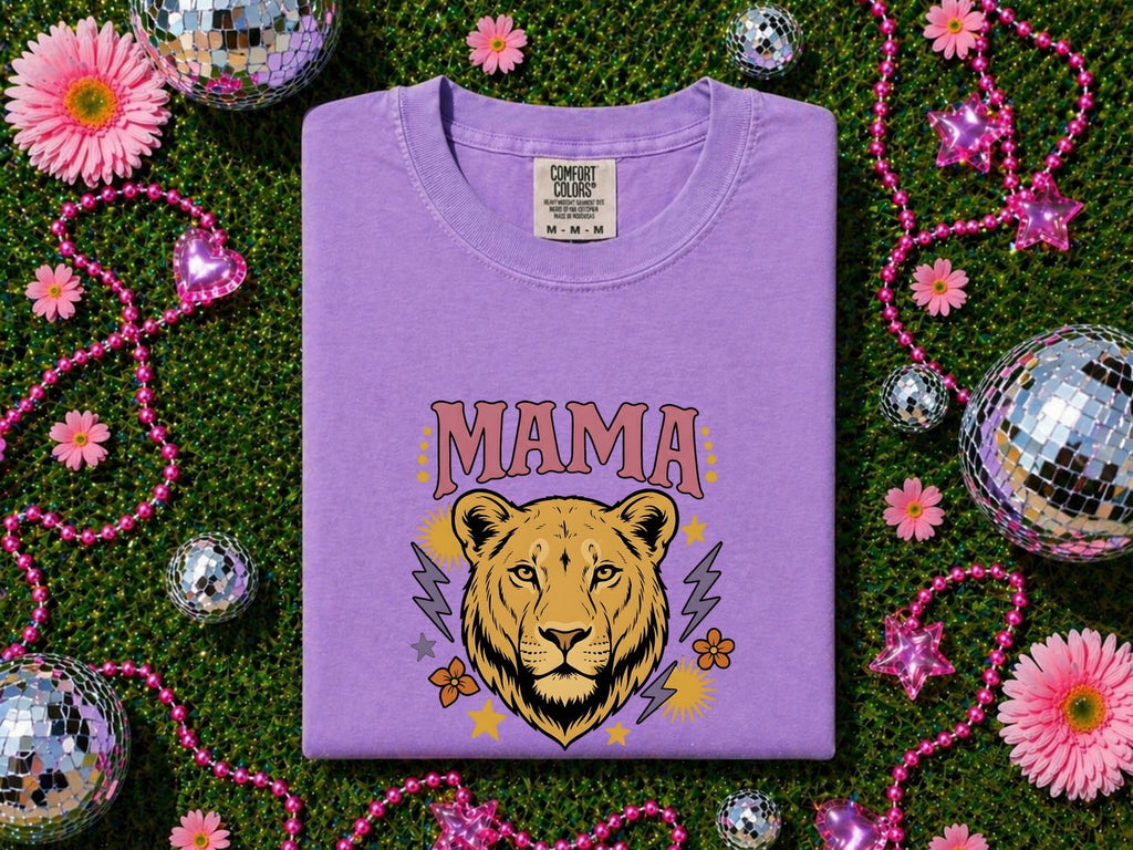 Mama Lion Shirt – Fierce Mom Graphic Tee