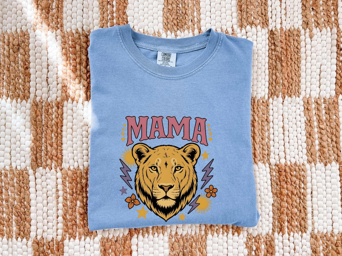 Mama Lion Shirt – Fierce Mom Graphic Tee