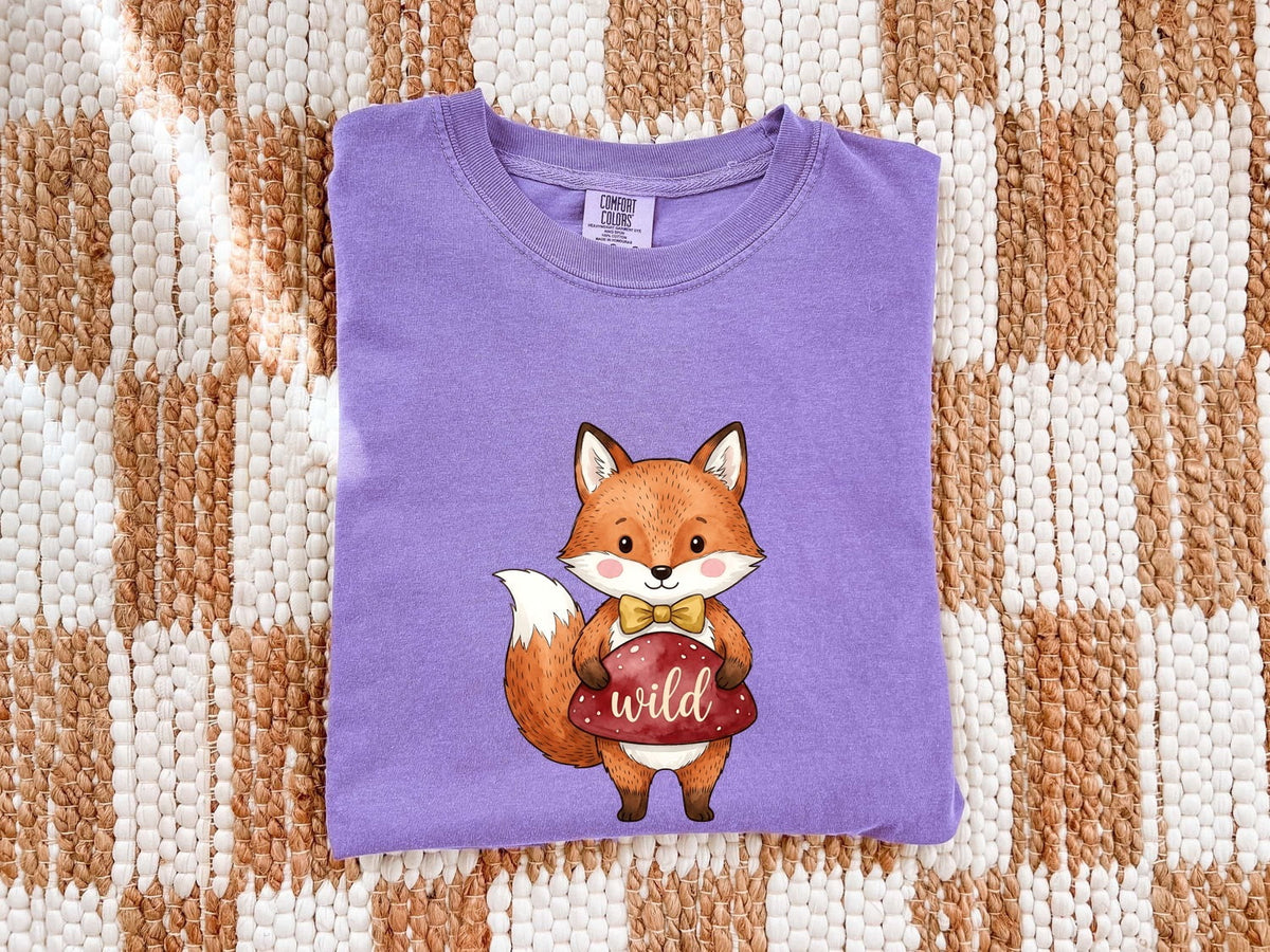 Stay Wild Fox Shirt – Cute Woodland Animal Graphic Tee