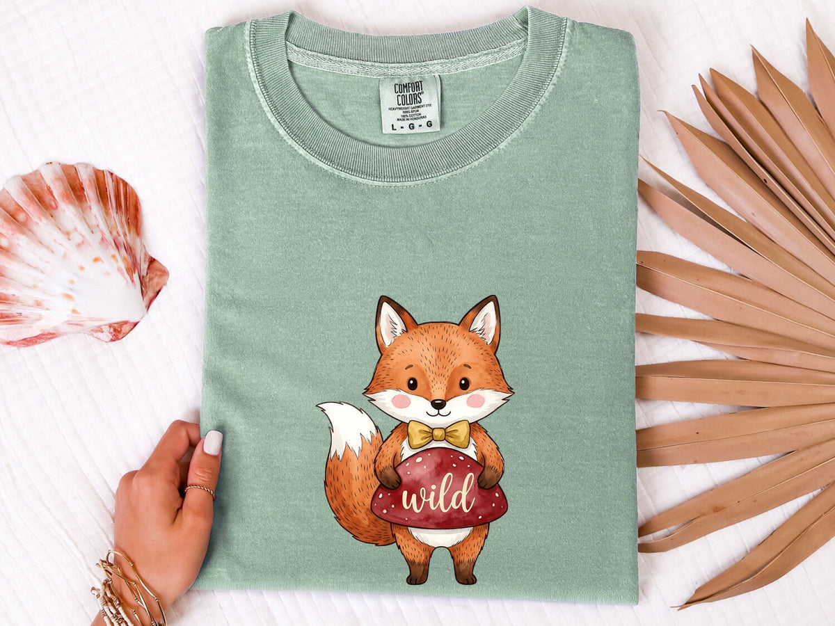 Stay Wild Fox Shirt – Cute Woodland Animal Graphic Tee