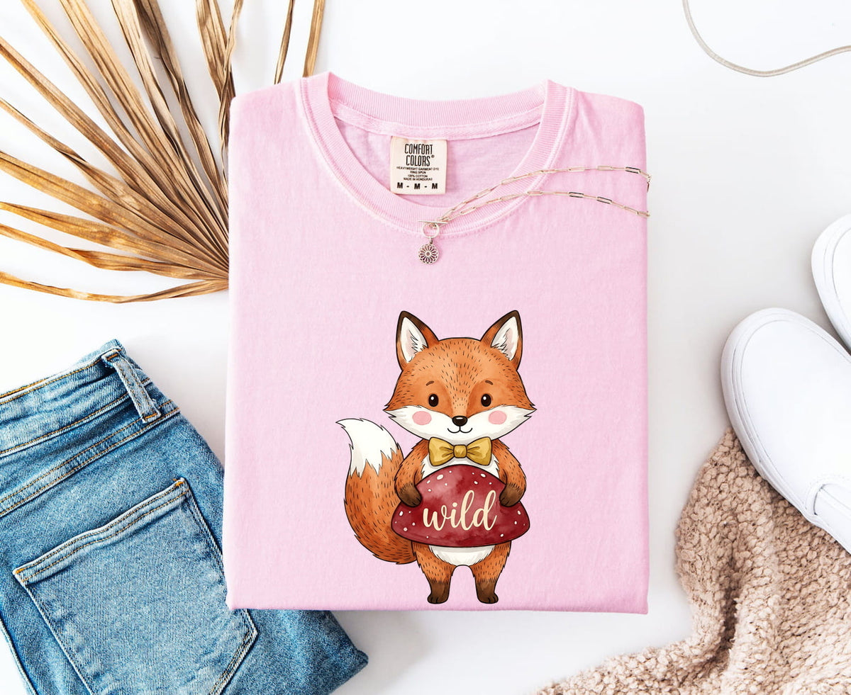 Stay Wild Fox Shirt – Cute Woodland Animal Graphic Tee
