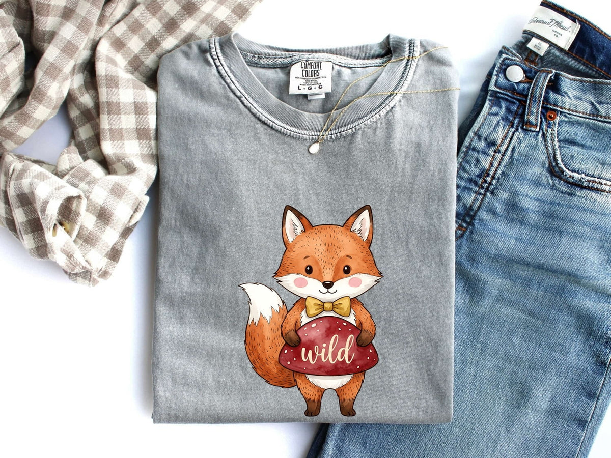 Stay Wild Fox Shirt – Cute Woodland Animal Graphic Tee