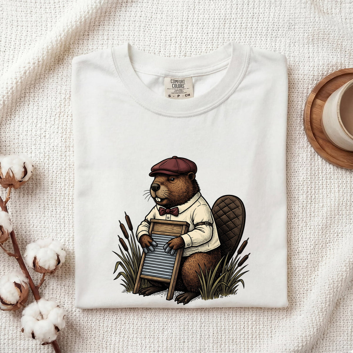 Beaver Washboard Music Shirt
