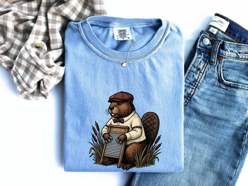 Beaver Washboard Music Shirt
