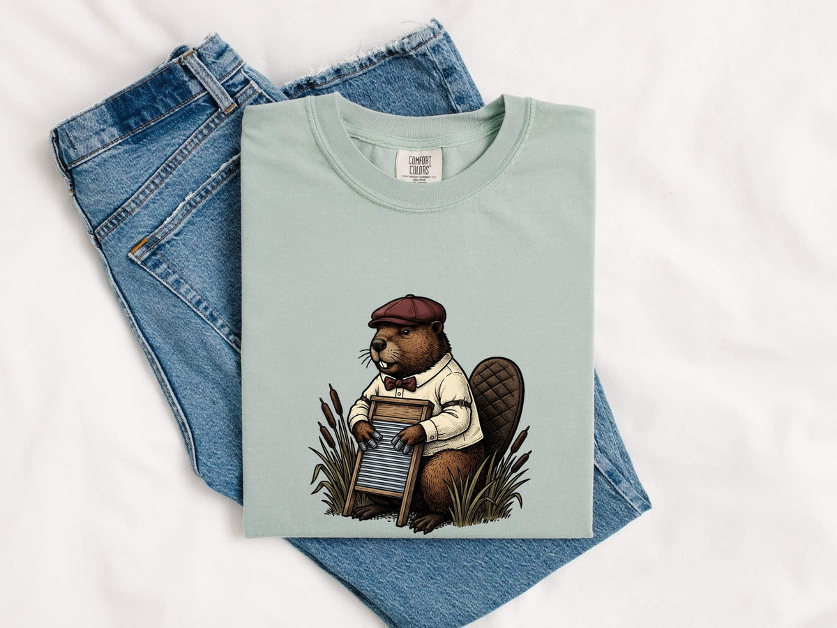 Beaver Washboard Music Shirt