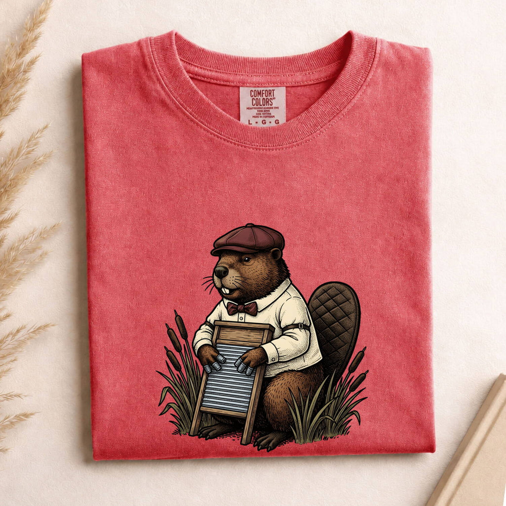 Beaver Washboard Music Shirt