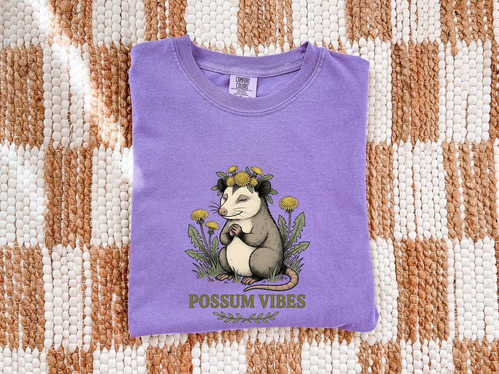 Possum Vibes Floral Shirt