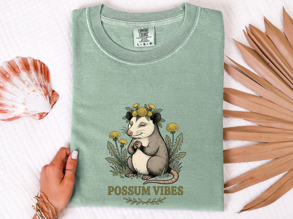 Possum Vibes Floral Shirt
