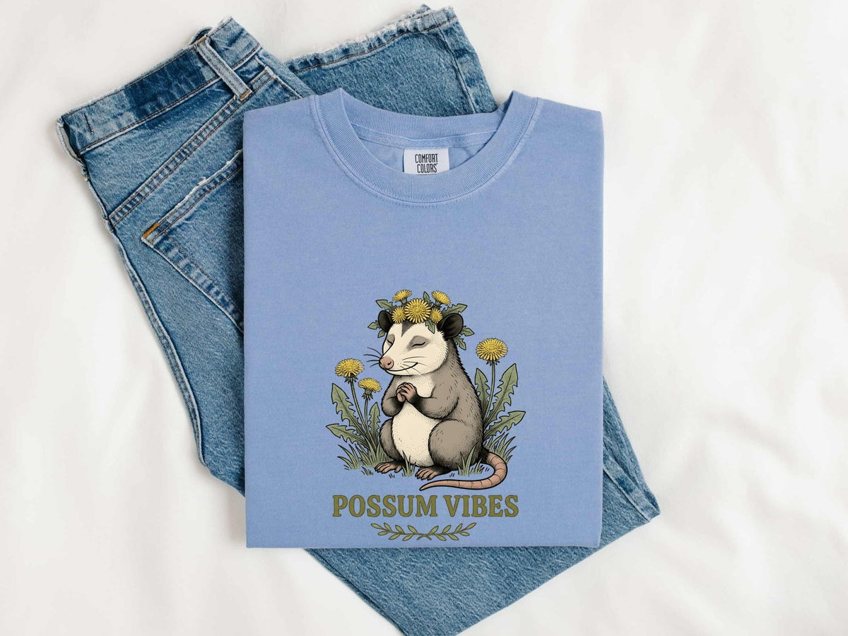 Possum Vibes Floral Shirt