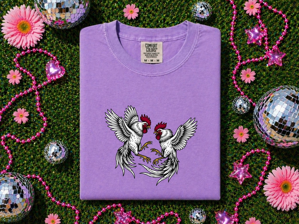 Vintage Rooster Graphic Shirt