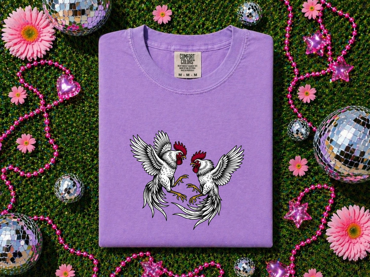 Vintage Rooster Graphic Shirt