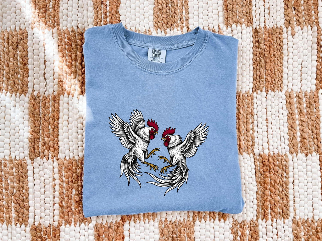 Vintage Rooster Graphic Shirt
