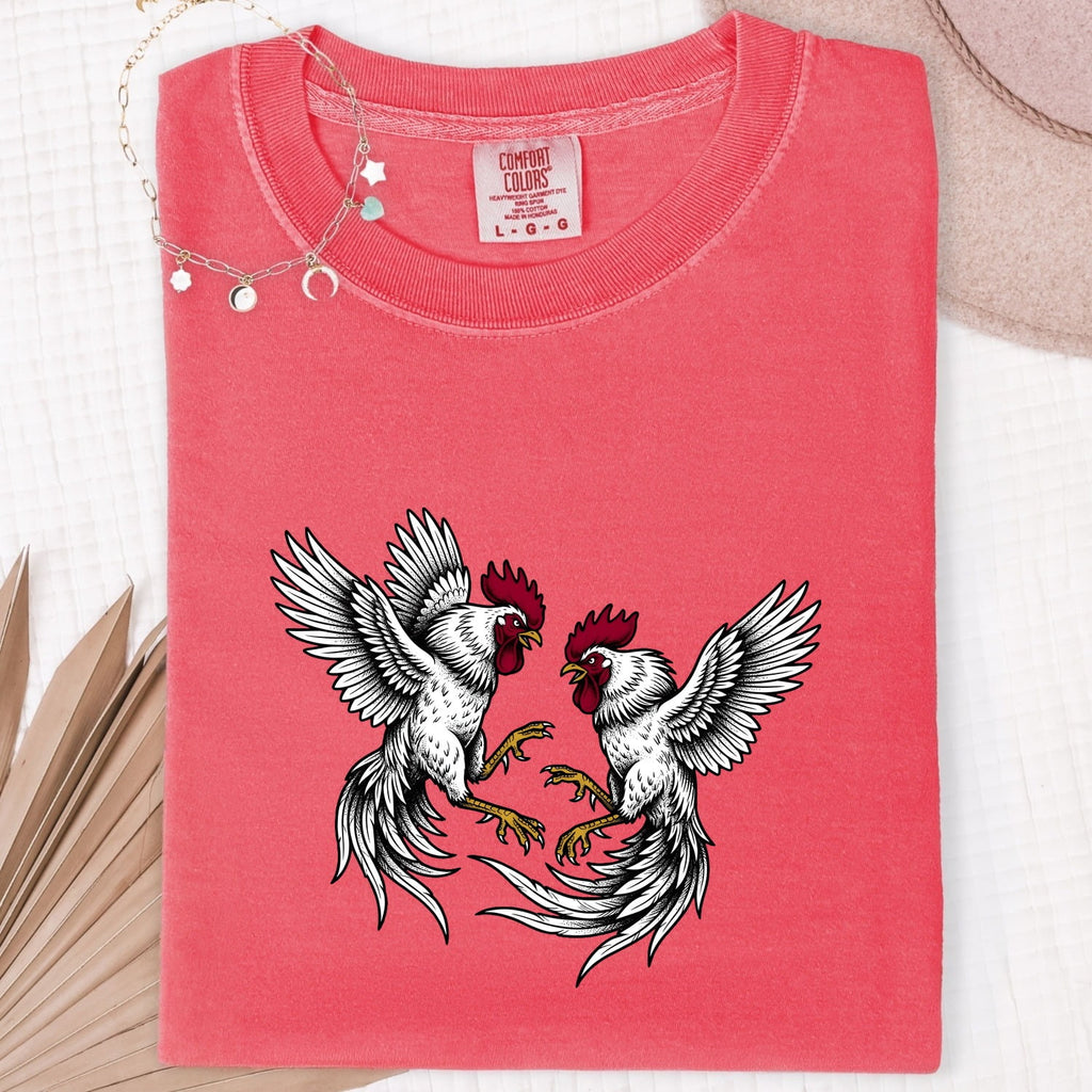 Vintage Rooster Graphic Shirt