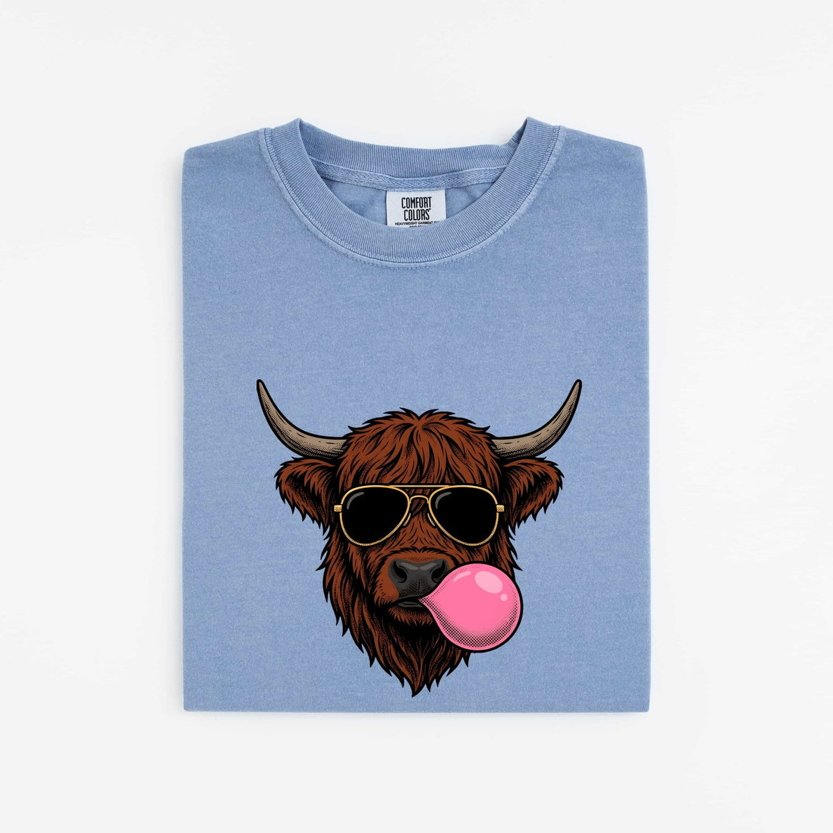 Highland Cow Sunglasses Shirt
