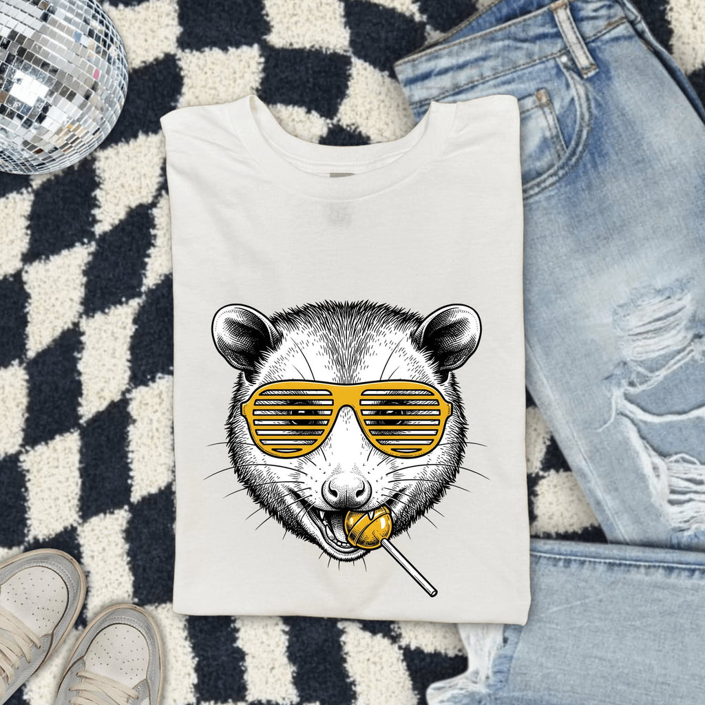 Retro Sunglasses Possum Shirt