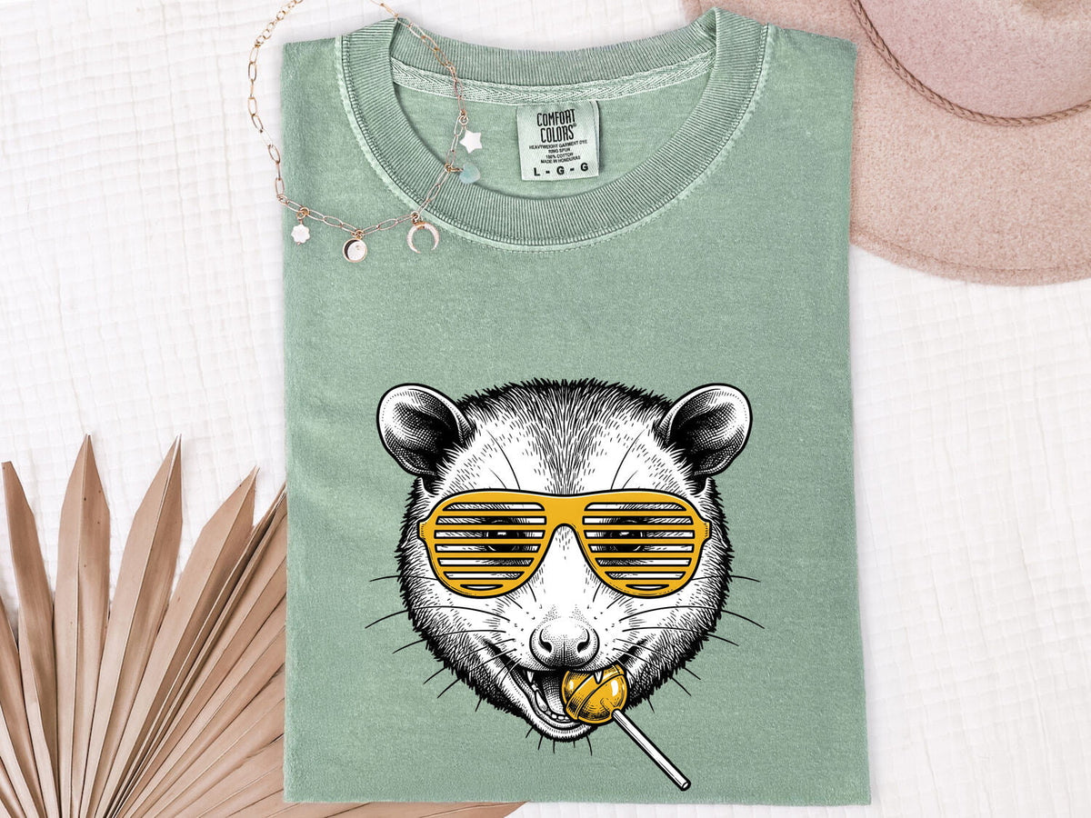 Retro Sunglasses Possum Shirt