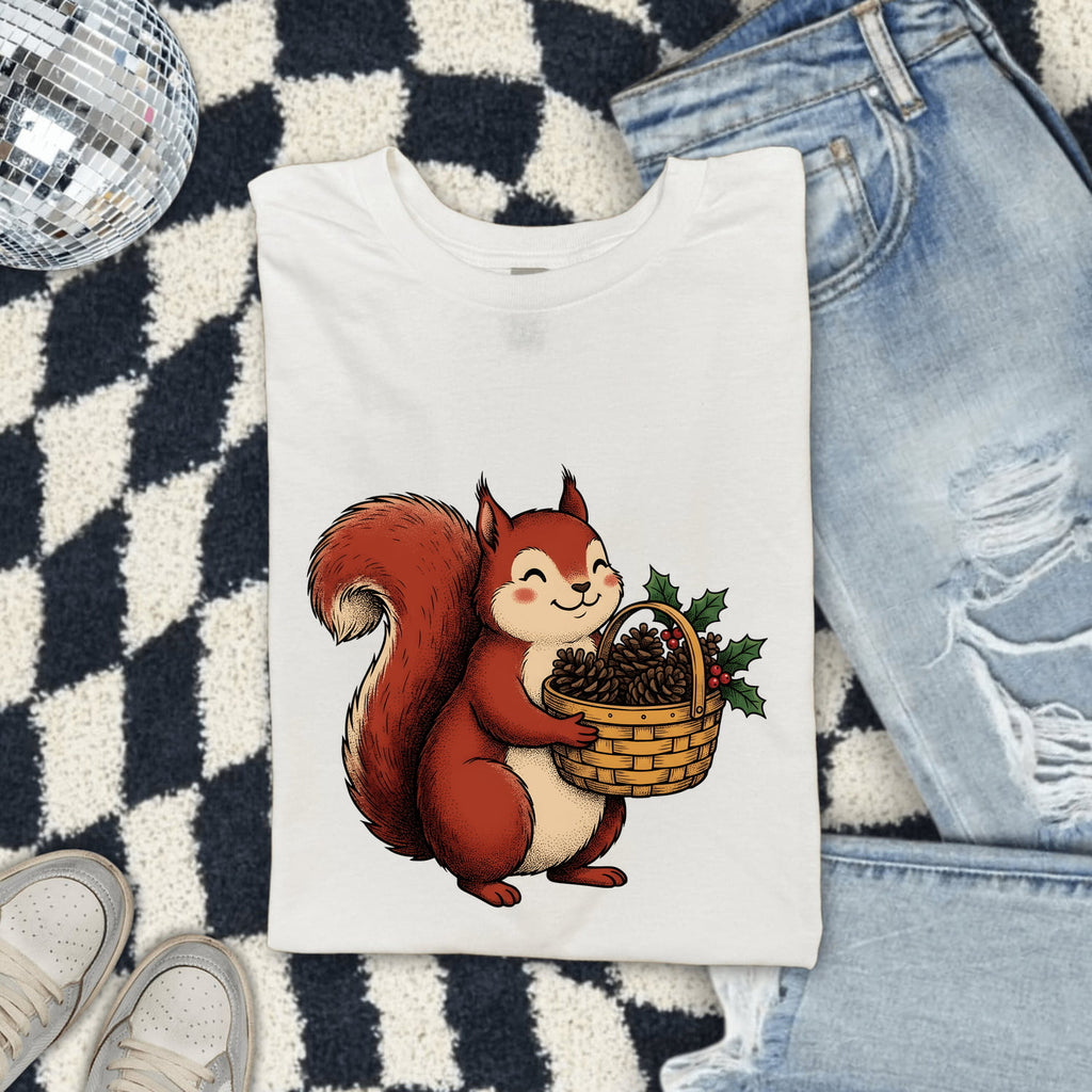 Cute Woodland Squirrel Shirt