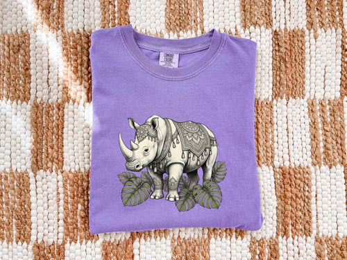 Botanical Rhino Graphic Shirt