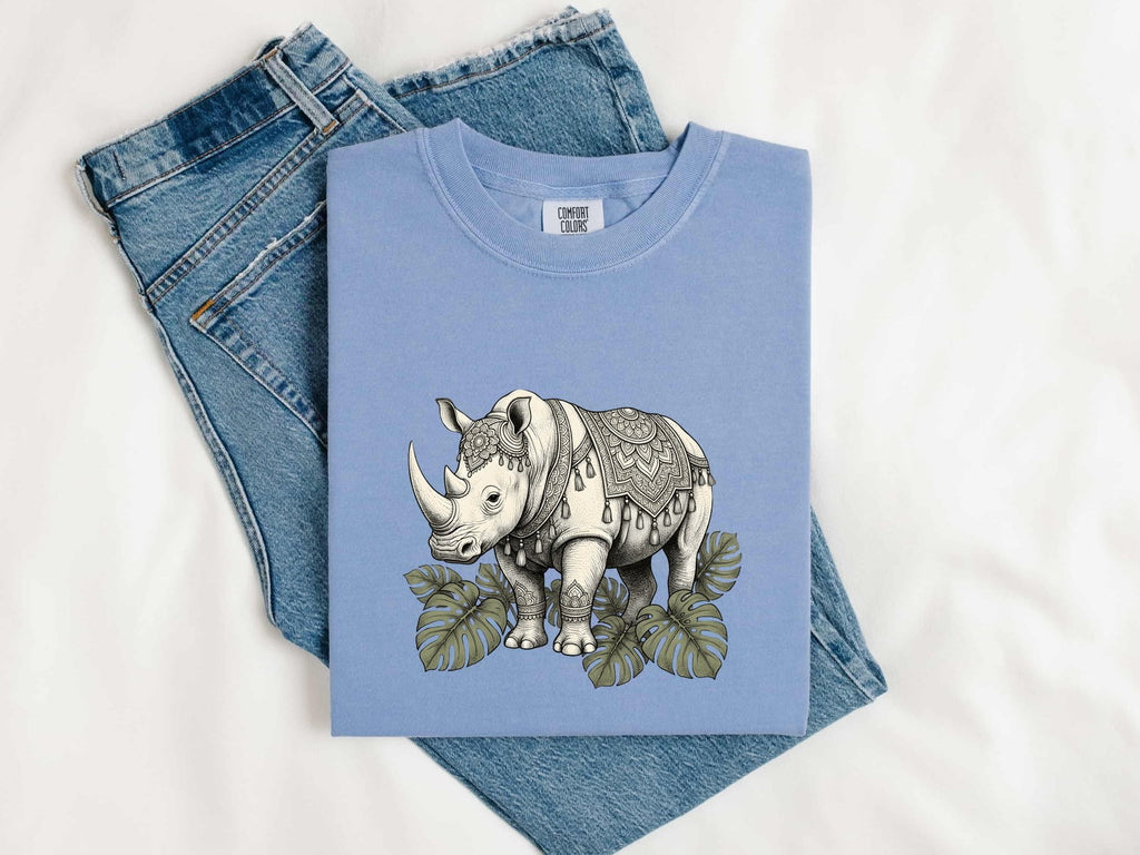 Botanical Rhino Graphic Shirt