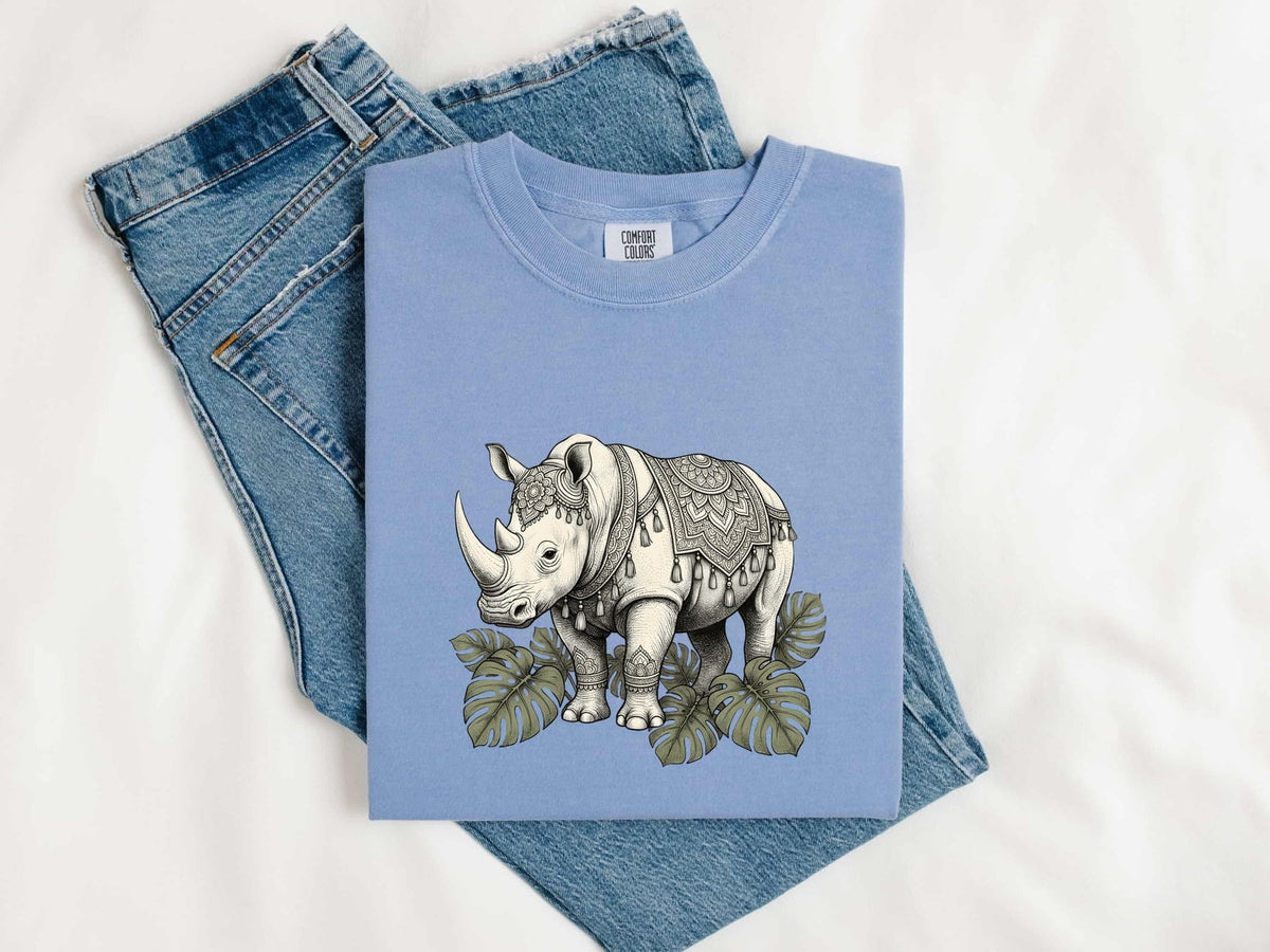 Botanical Rhino Graphic Shirt