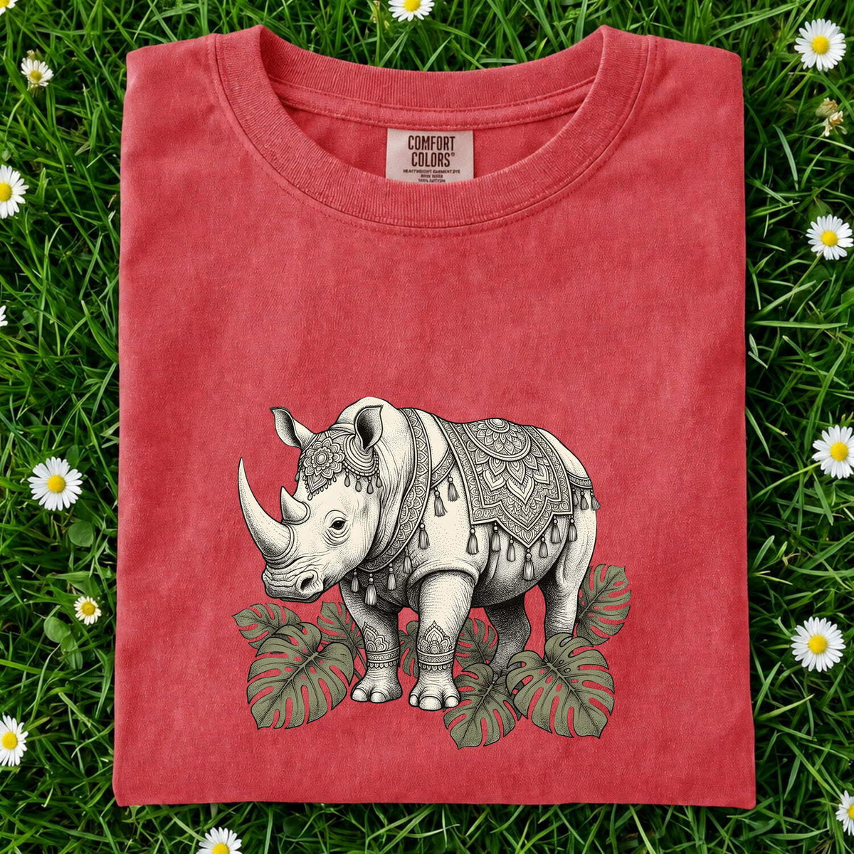 Botanical Rhino Graphic Shirt