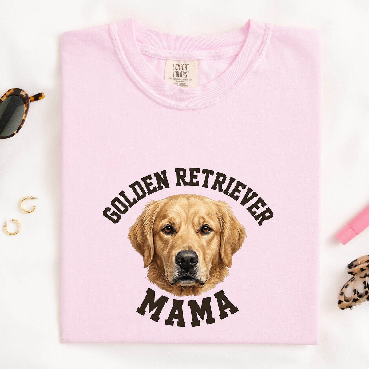 Golden Retriever Mama Shirt – Dog Mom Graphic Tee