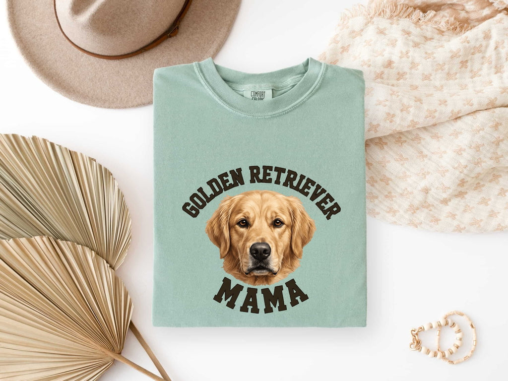 Golden Retriever Mama Shirt – Dog Mom Graphic Tee