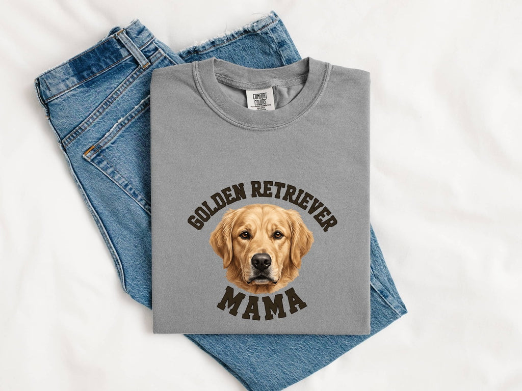 Golden Retriever Mama Shirt – Dog Mom Graphic Tee