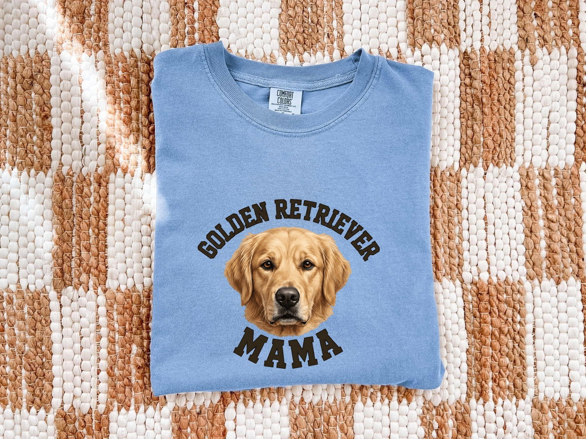 Golden Retriever Mama Shirt – Dog Mom Graphic Tee