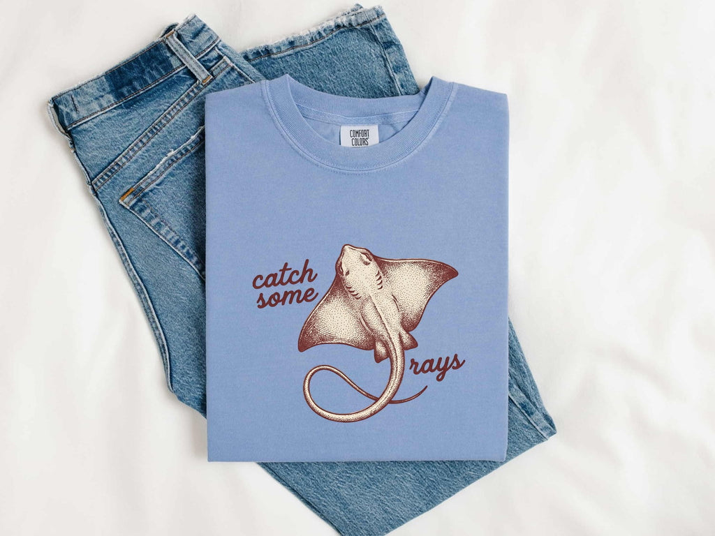 Manta Ray Shirt – Vintage Ocean Graphic Tee