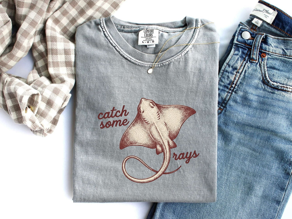 Manta Ray Shirt – Vintage Ocean Graphic Tee