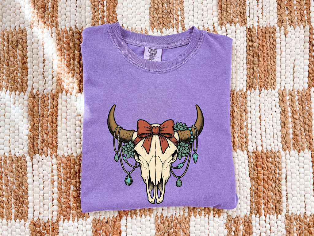 Western Cow Skull Shirt