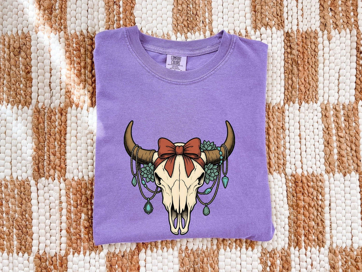 Western Cow Skull Shirt