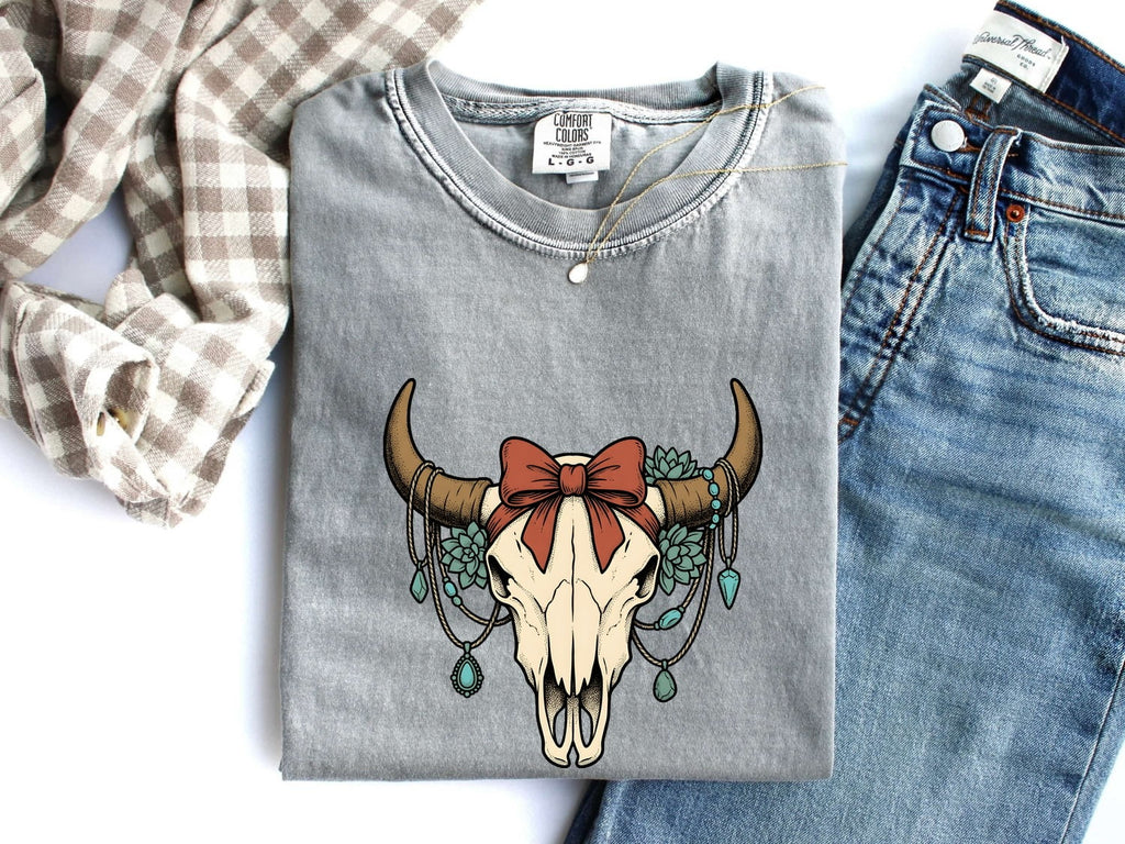 Western Cow Skull Shirt
