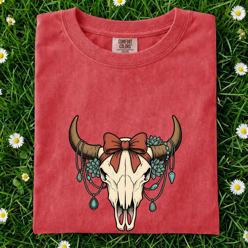 Western Cow Skull Shirt