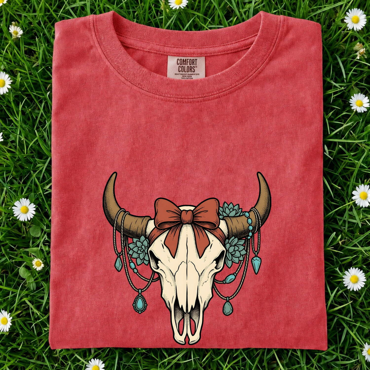 Western Cow Skull Shirt