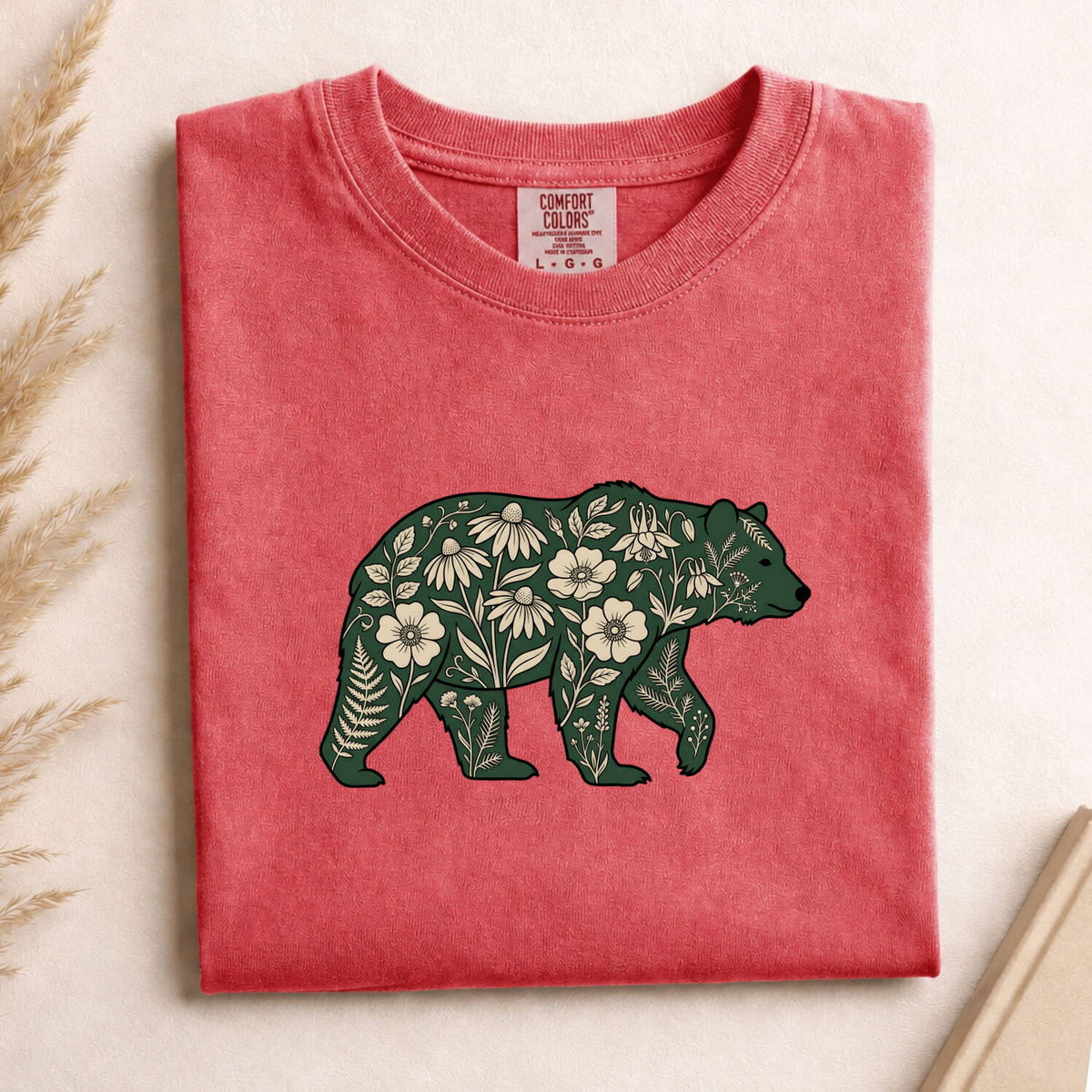 Floral Botanical Bear Shirt