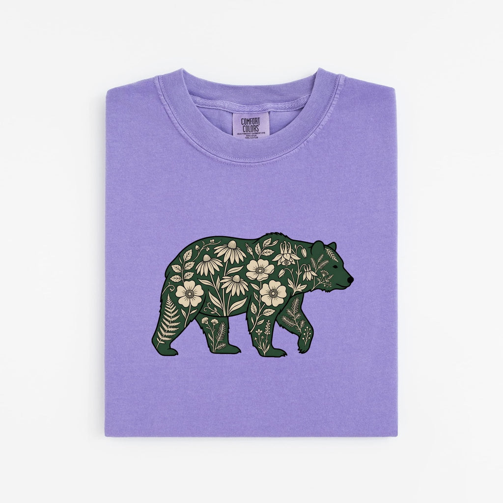 Floral Botanical Bear Shirt