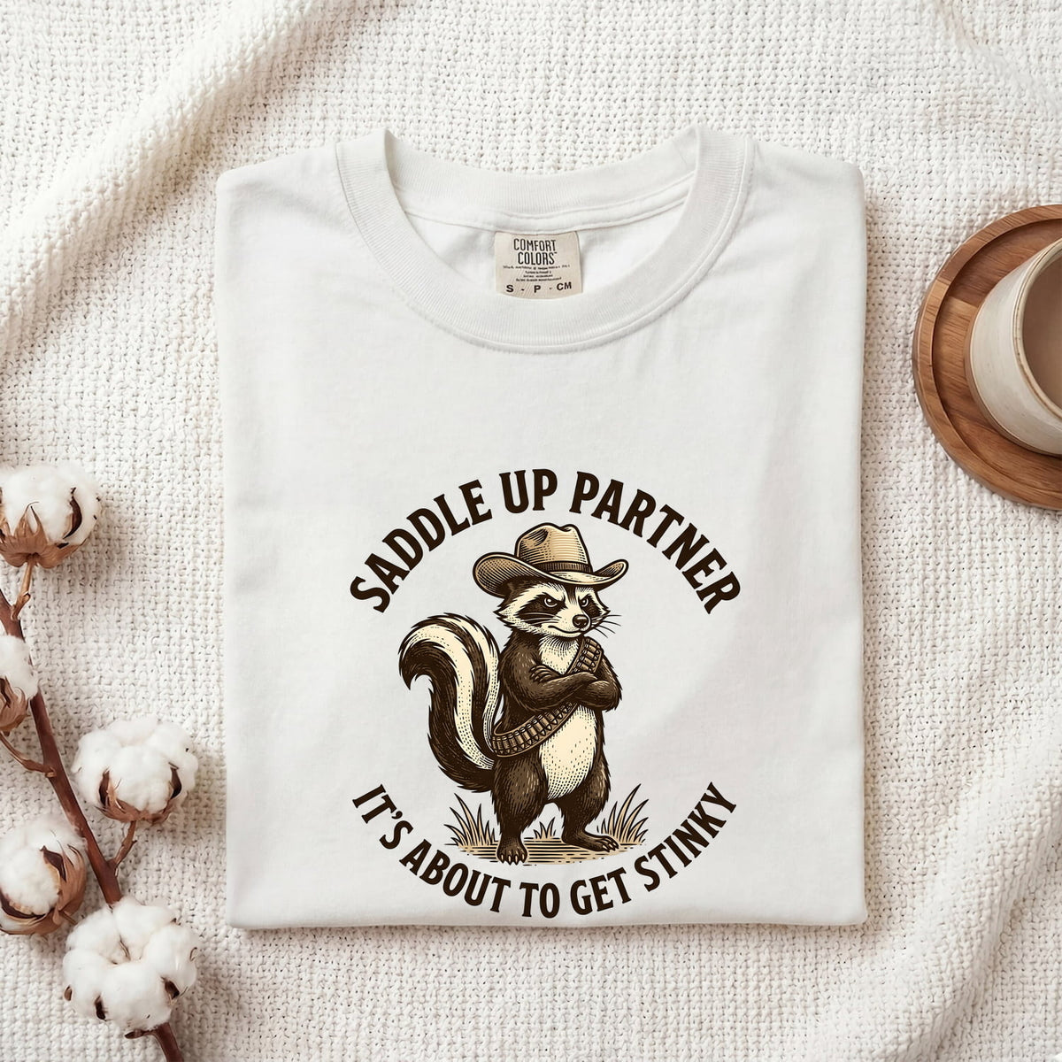 Funny Cowboy Skunk Shirt