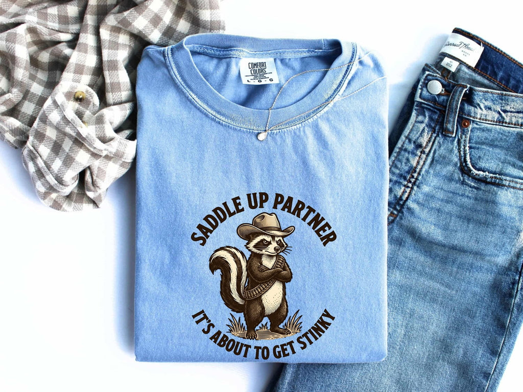 Funny Cowboy Skunk Shirt