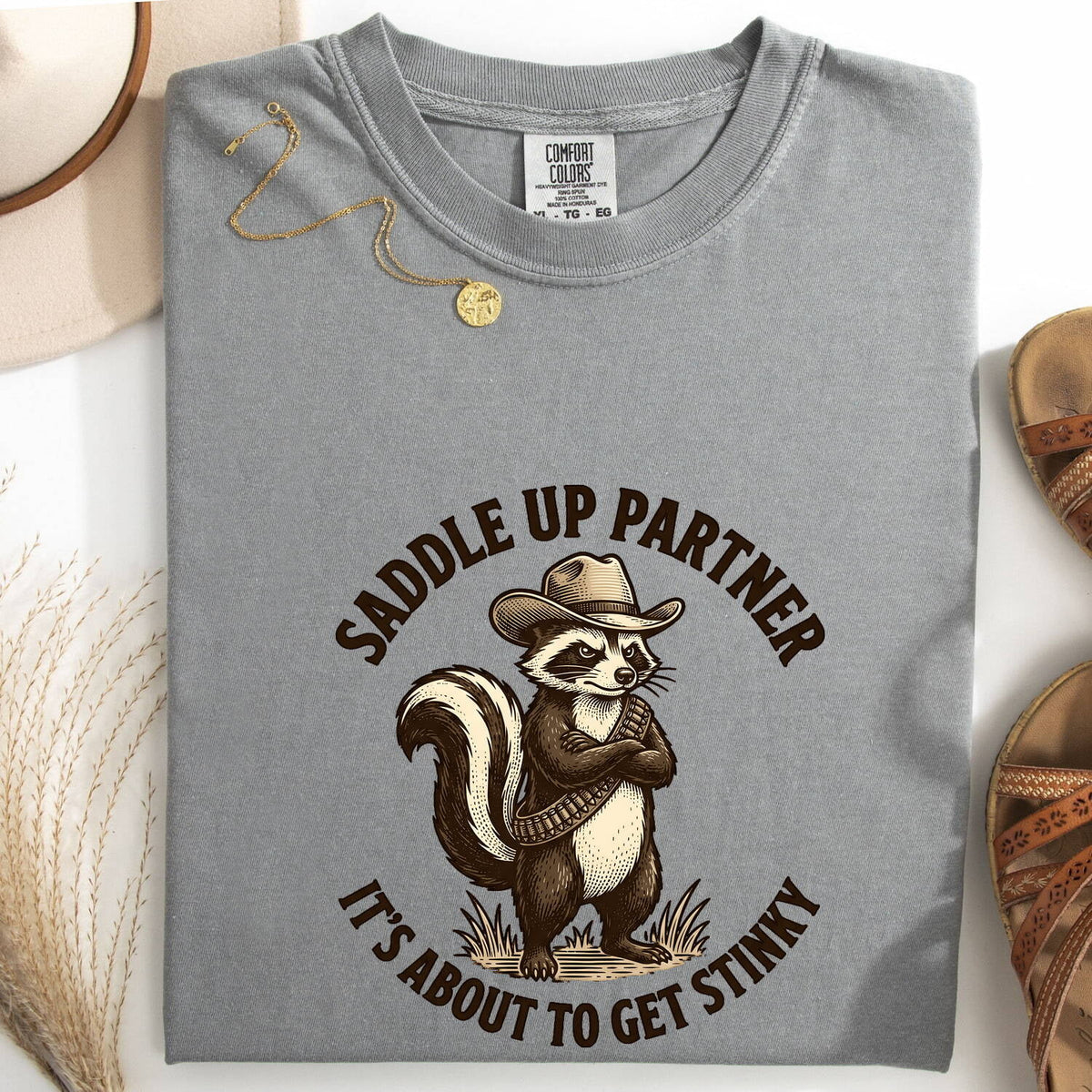 Funny Cowboy Skunk Shirt