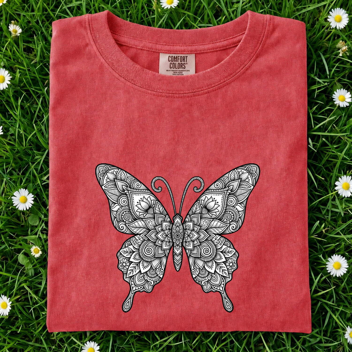 Floral Botanical Butterfly Shirt
