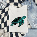 Turquoise Sea Turtle Shirt – Ocean Lover Graphic Tee