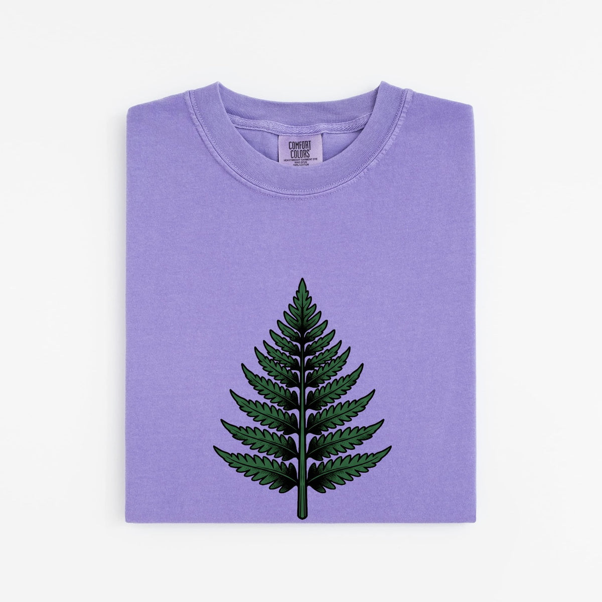 Green Fern Shirt – Botanical Nature Graphic Tee