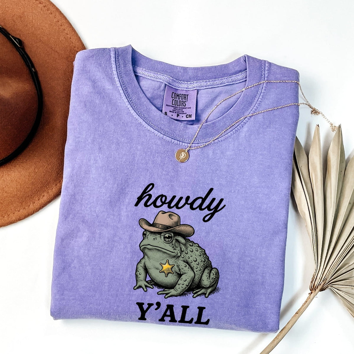 Howdy Y'all Cowboy Frog Shirt – Funny Western Graphic Tee