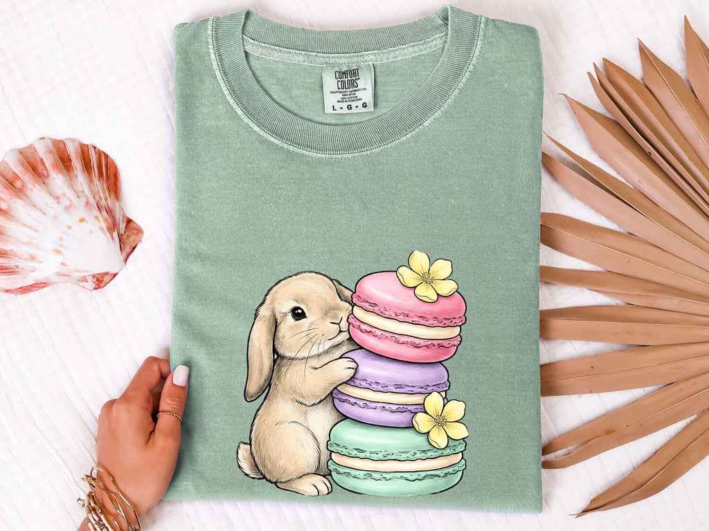 Bunny Macaron Shirt – Cute Rabbit & Pastel French Macarons Tee